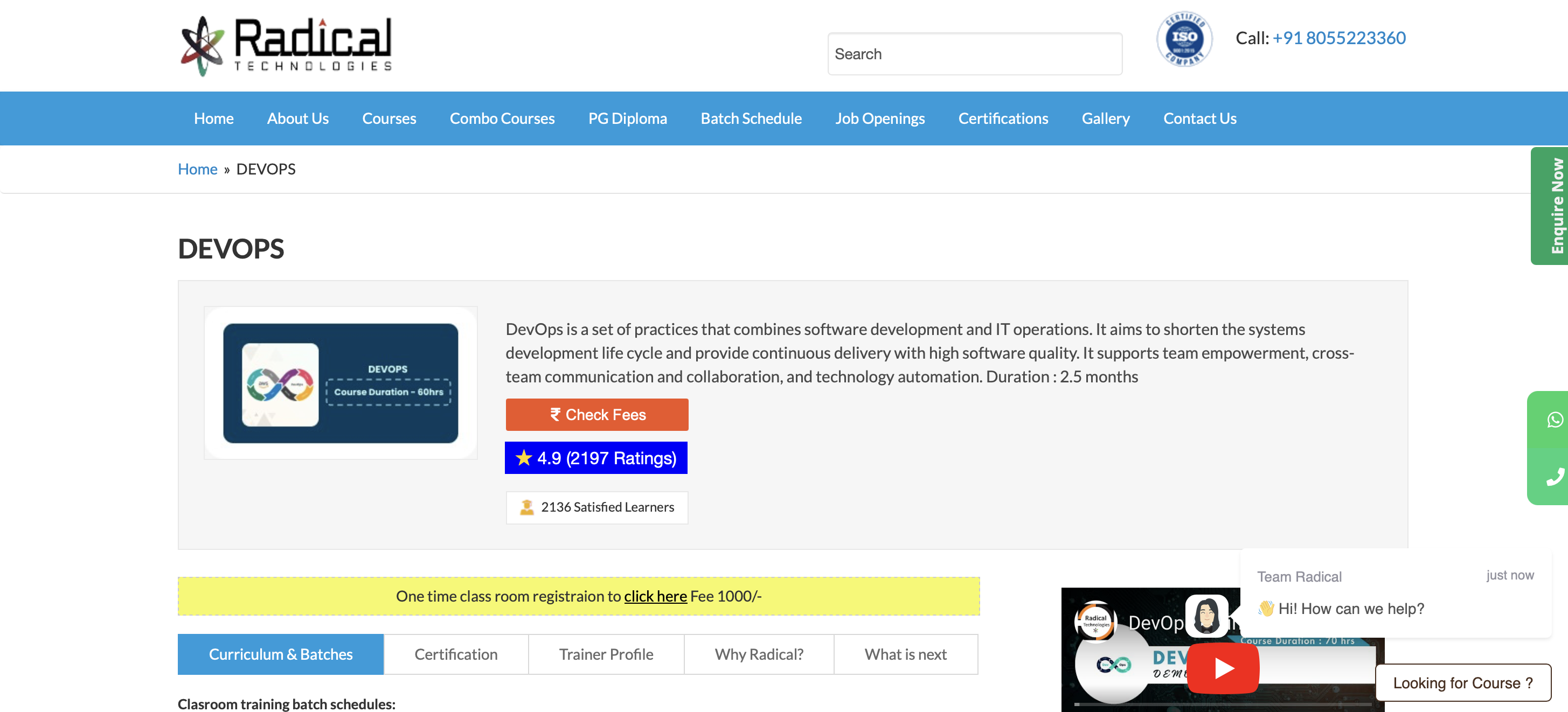 DevOps training with placement course